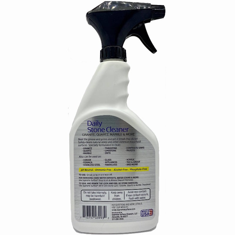 Supreme Surface Daily Stone Cleaner, Refill Buddies (1) 1L